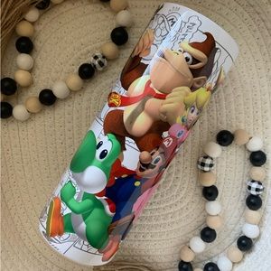 Super Mario 20 oz Stainless Steel Tumbler Cup